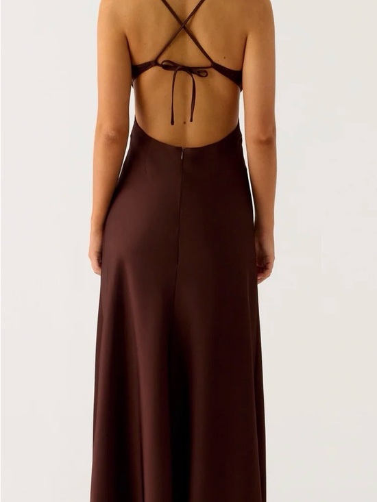 Peppermayo Dresses & Skirts - Peppermayo Joanie Maxi Dress in Chocolate